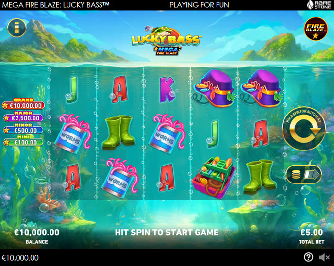 mega fire blaze: lucky bass