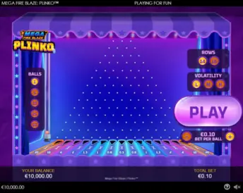 Mega Fire Blaze Plinko