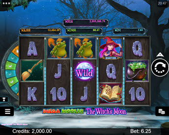 mega moolah the witch’s moon