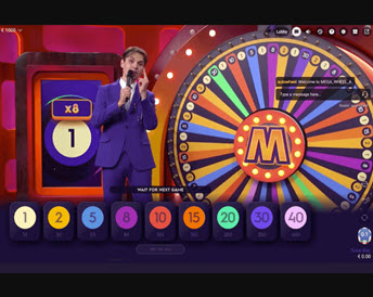 mega wheel live (pragmatic)
