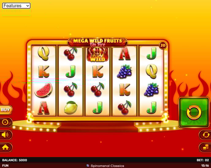 mega wild fruits – on fire