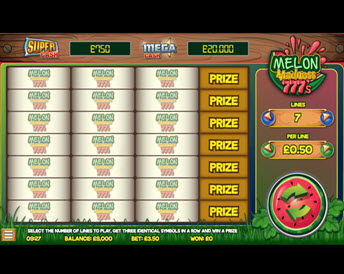 melon madness 777’s