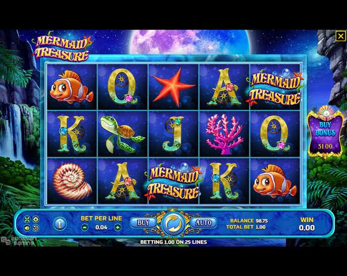 mermaid treasure (eurasian gaming)