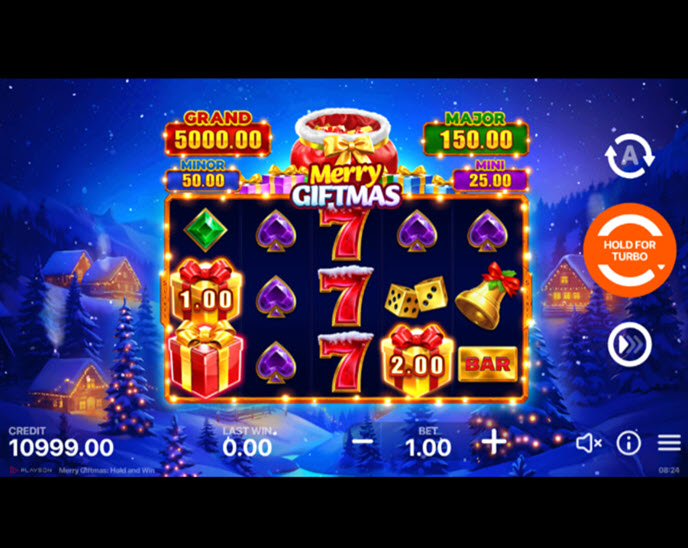merry giftmas: hold and win