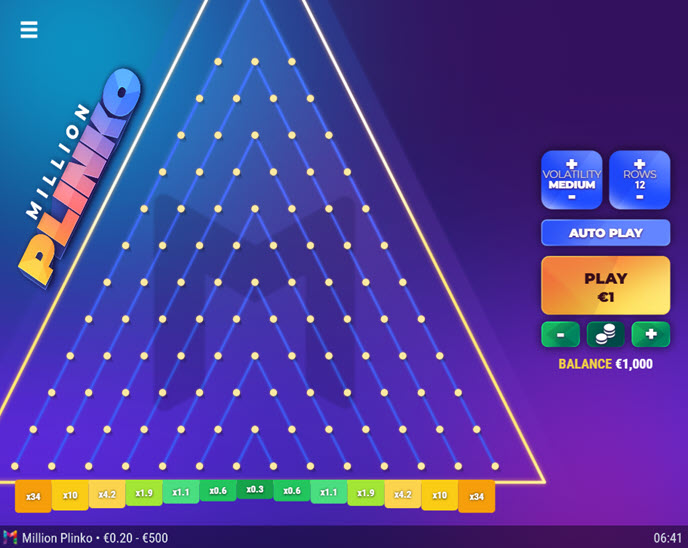 million plinko