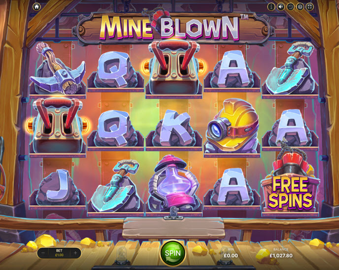 mine blown