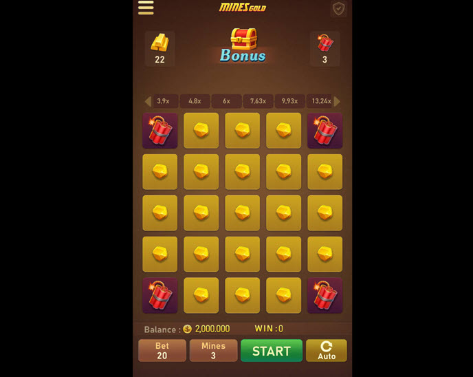 mines gold