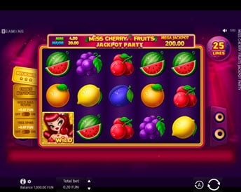 Miss Cherry Fruits Jackpot Party