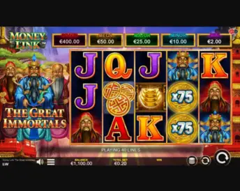 Money Link The Great Immortals