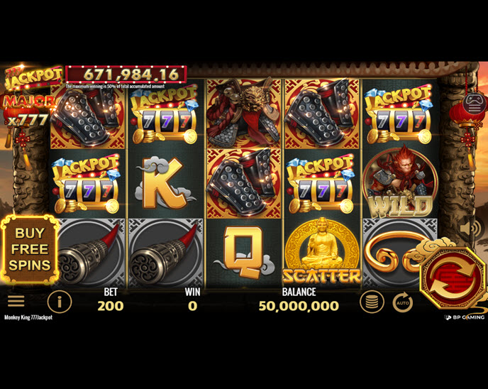 monkey king 777 jackpot