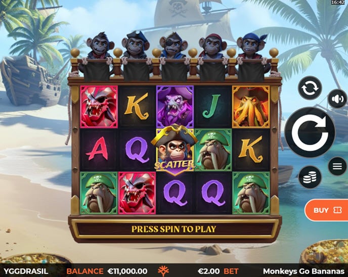 monkeys go bananas multimax