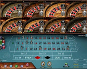 multi wheel roulette gold