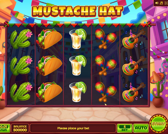 mustache hat