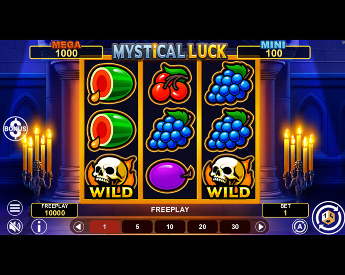 mystical luck hold & win