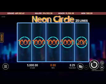 neon circle
