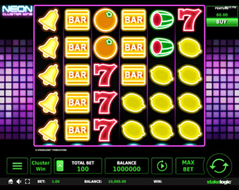 neon cluster wins