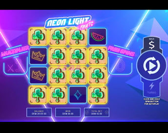 Neon Light Fruits