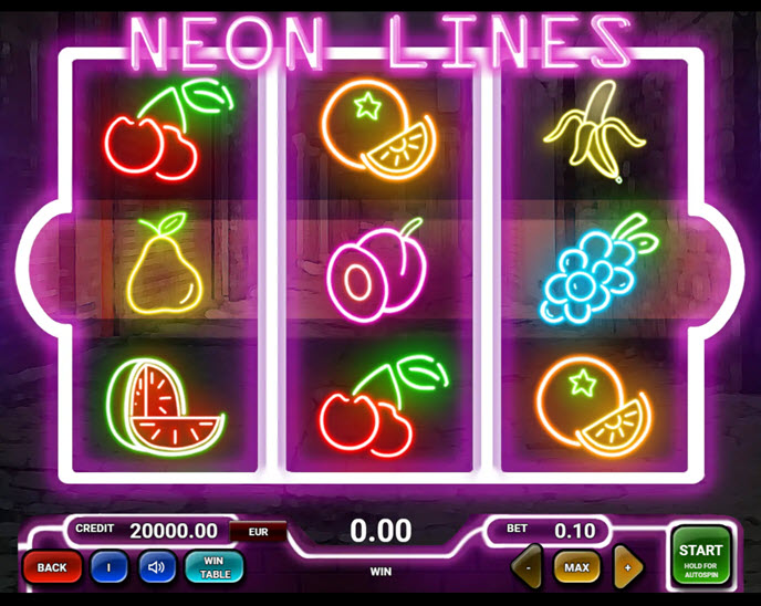 neon lines