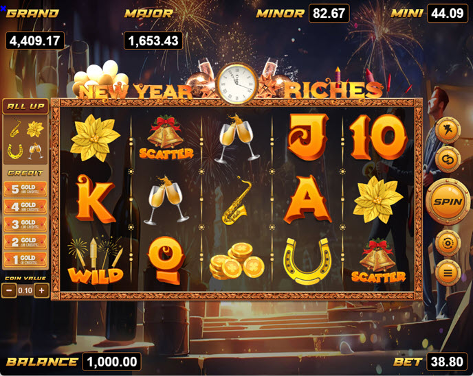 new year riches (b2b gaming)