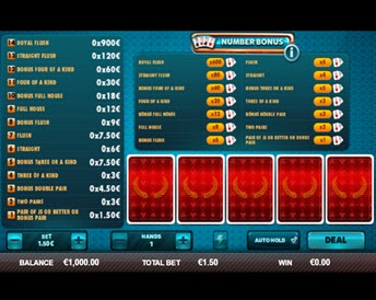 number bonus