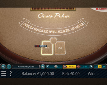 oasis poker (nucleus gaming)