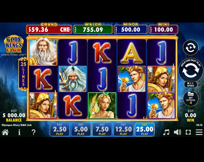 olympus glory gods & kings link