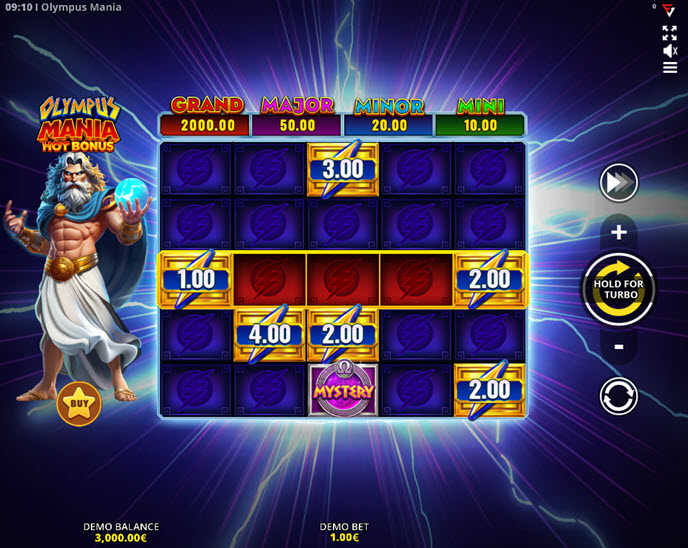 olympus mania: hot bonus