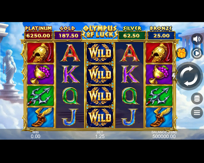 olympus of luck: hold the spin