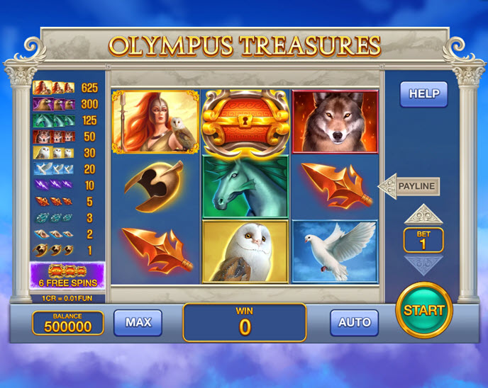 olympus treasures (3×3)