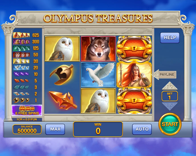 olympus treasures (pull tabs)