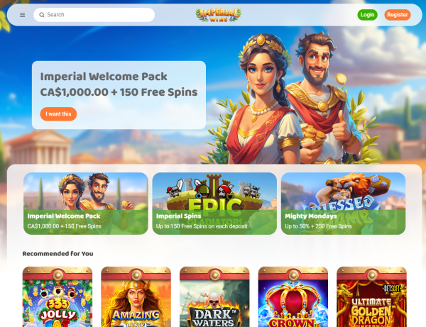 earn best Imperial Wins Casino sign-up bonus in Australia