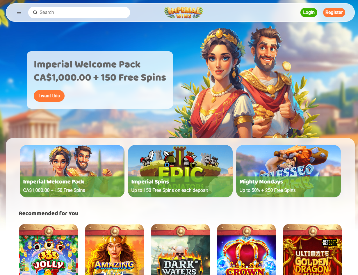 Online Casino Imperial Wins