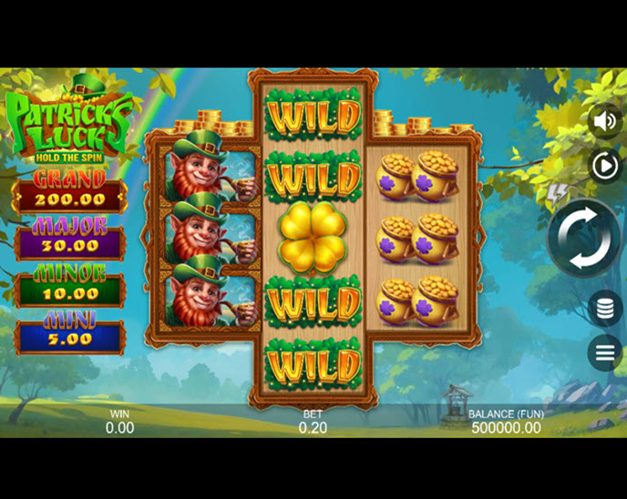 patriс's luck: hold the spin