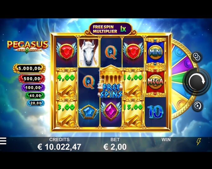 pegasus cash spree