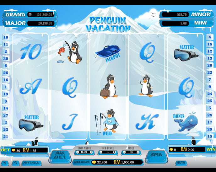 penguin vacation (b2b)