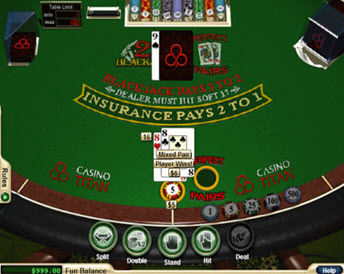 perfect pair blackjack