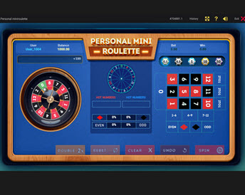 personal mini roulette (smartsoft gaming)