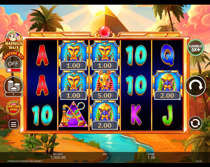 pharaoh's bigger big money