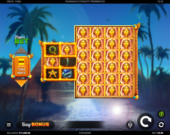 pharaoh’s dynasty prizematch