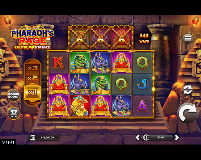pharaoh's rage ultraspinz