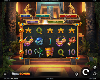 pharaohs reign mini-max