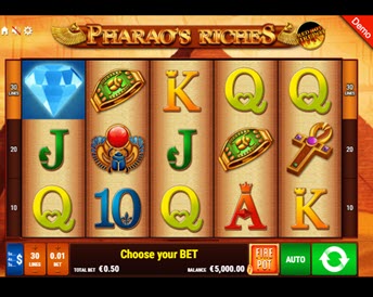 pharaos riches rhfp