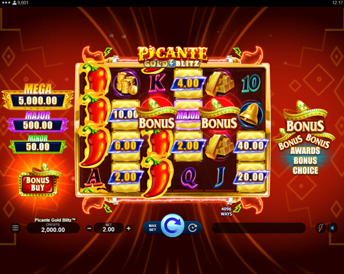 picante gold blitz