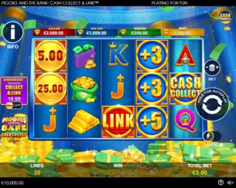 Piggies and the Bank Cash Collect & Link