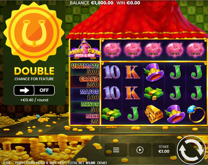 piggy coin: hold & win