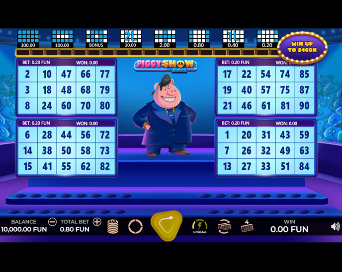 piggy show bingo