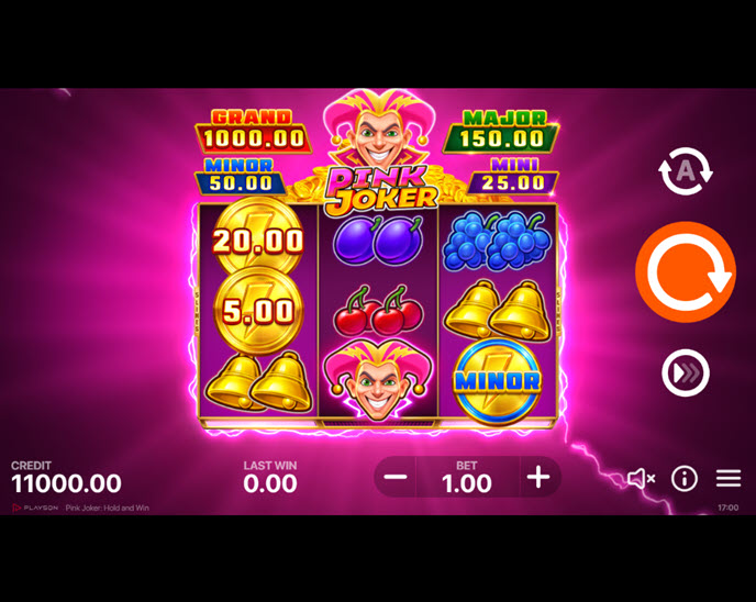 pink joker: hold and win