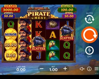 pirate chest: hold and win