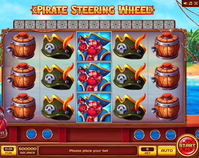 pirate steering wheel