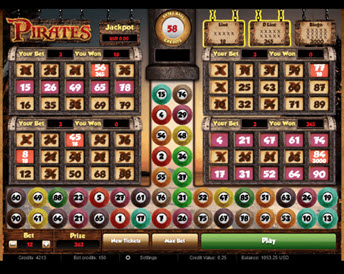 pirates bingo